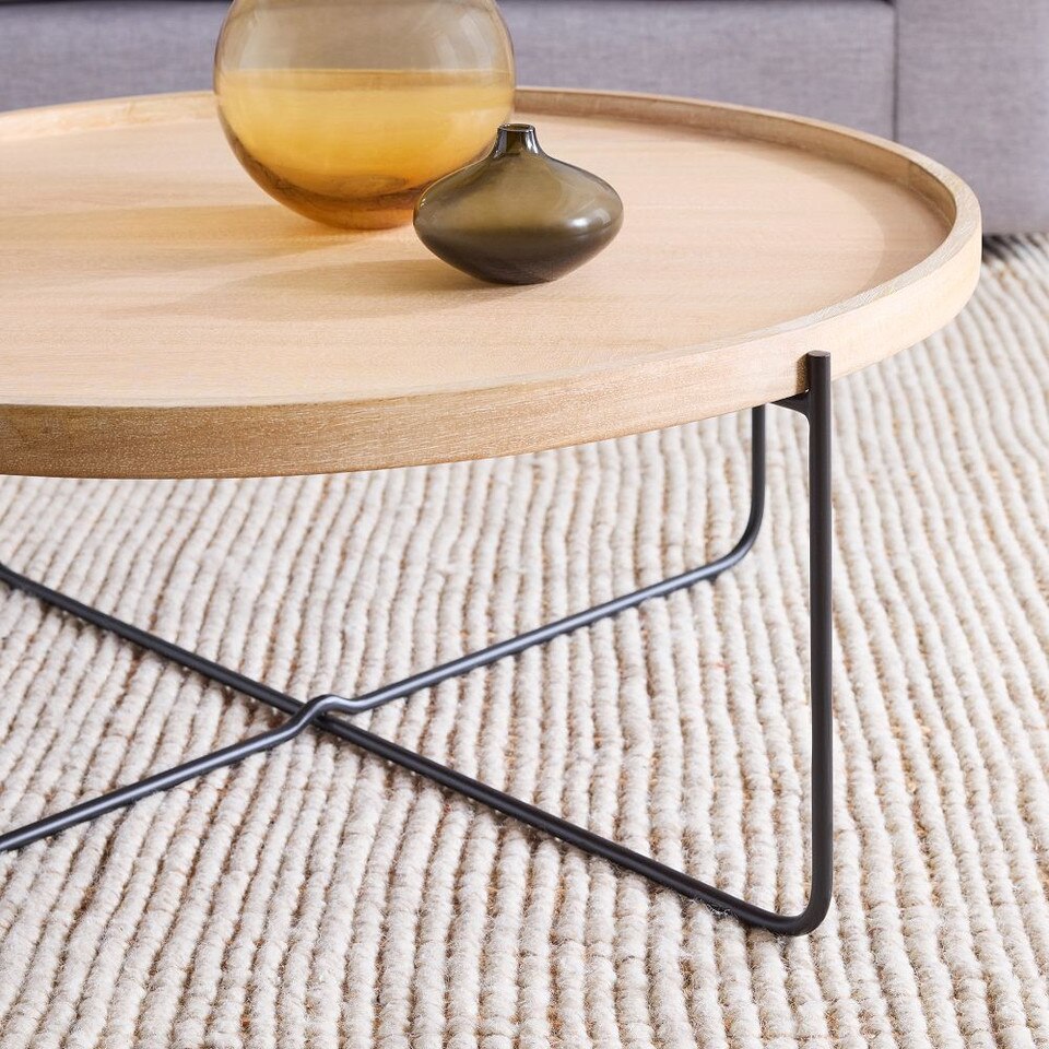 Willow Round Coffee Table (91 cm) West Elm UK